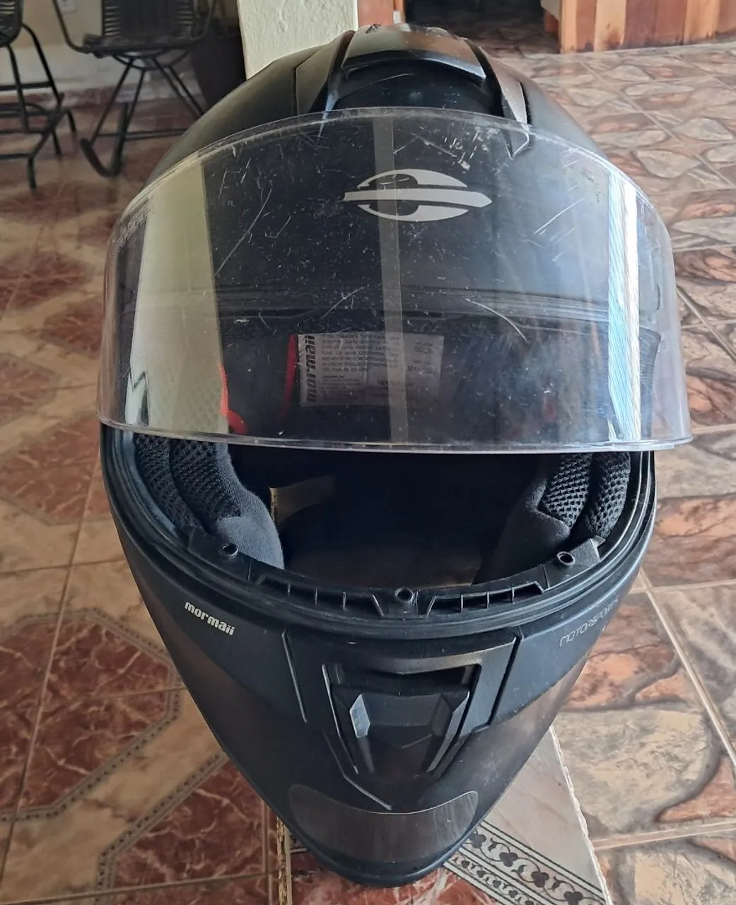 Capacete Mormai tamanho 60, usado.