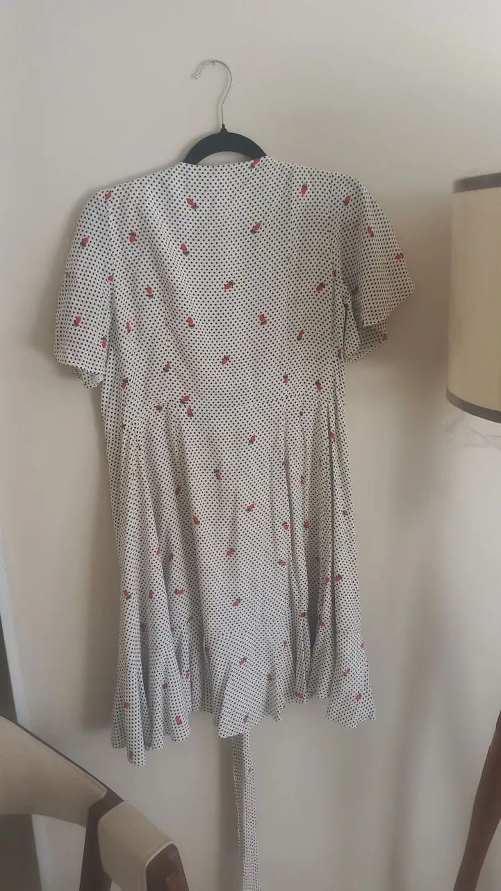 Vestido estampado detalhes  - Foto 5