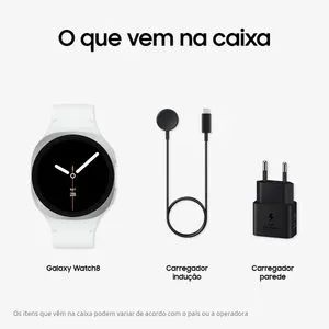 Samsung Galaxy Watch8 Smartwatch 40mm LTE - Prata - Foto 2