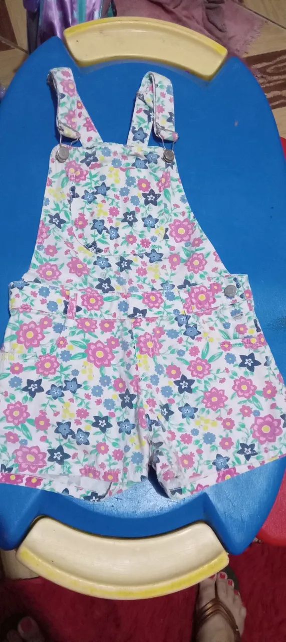 Macacão jeans Floral - Foto 5