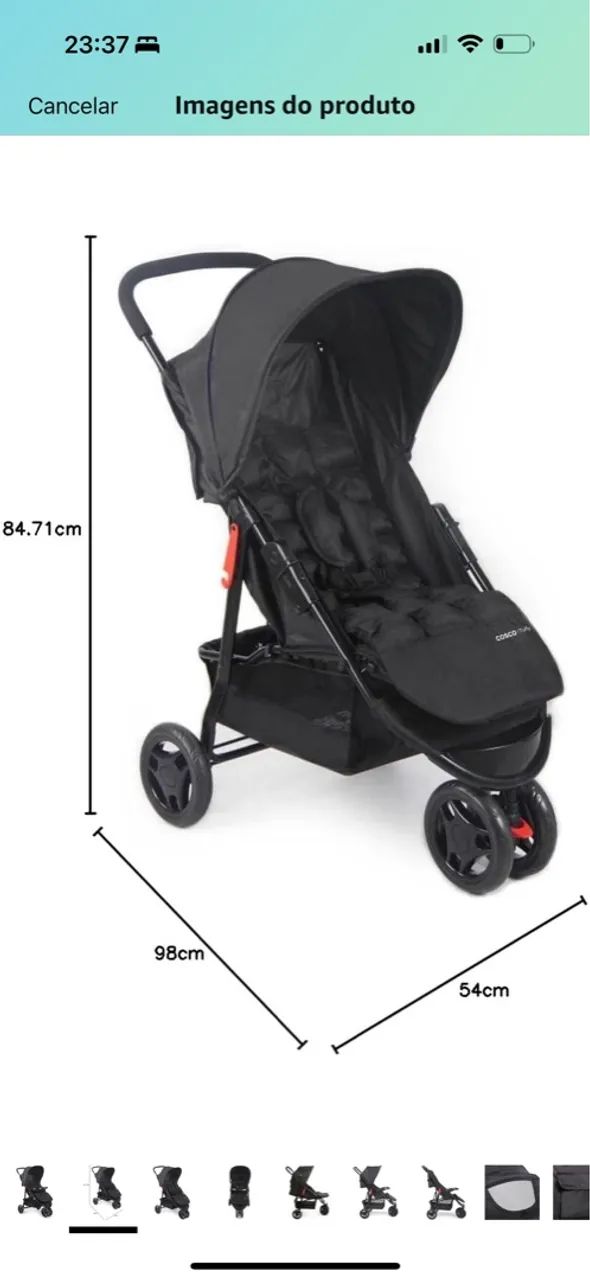 Carrinho de Bebê Cosco Toffy  - Foto 4