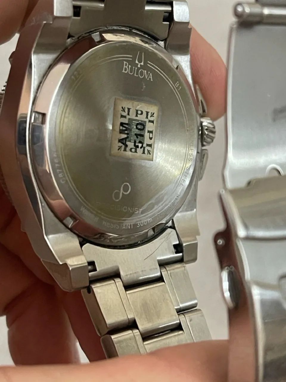 Relógio Bulova Masculino Azul Marine Aço Prata - Foto 4