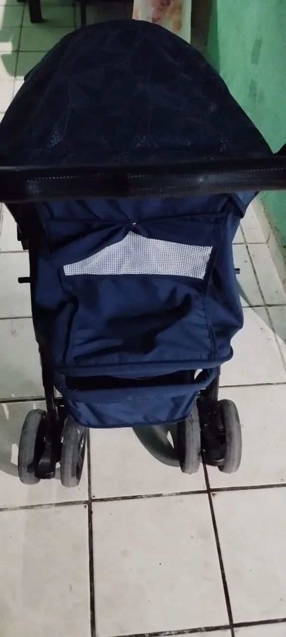 Carrinho de Bebê Azul