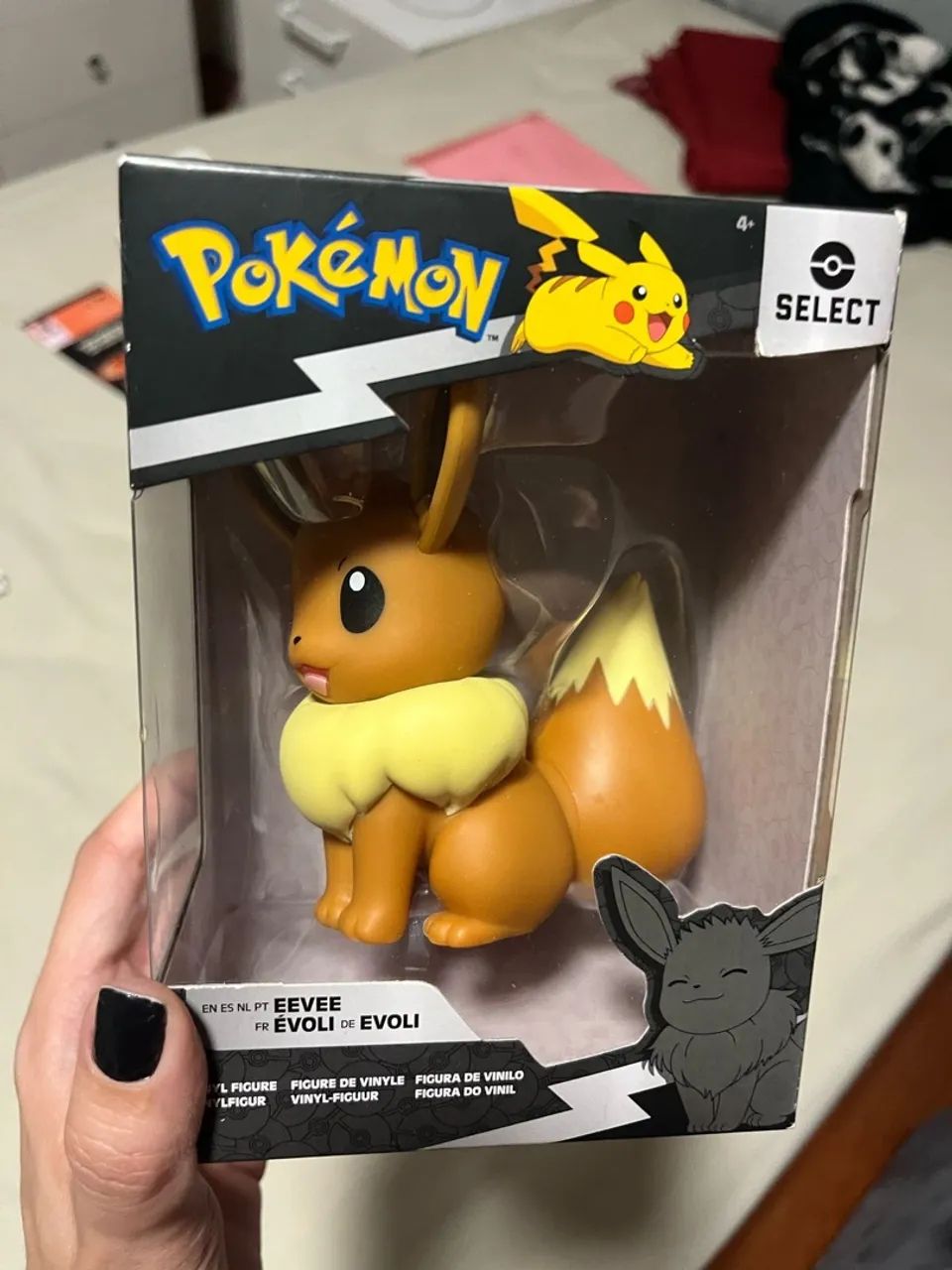 Boneco Vinil Figura Pokemon Select Eevee Sunny 2655
