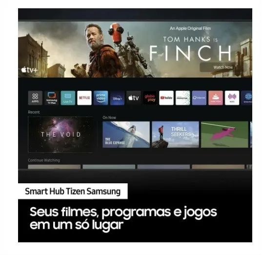 Smart TV Samsung 58" Crystal UHD 4K 58CU7700 - Foto 4