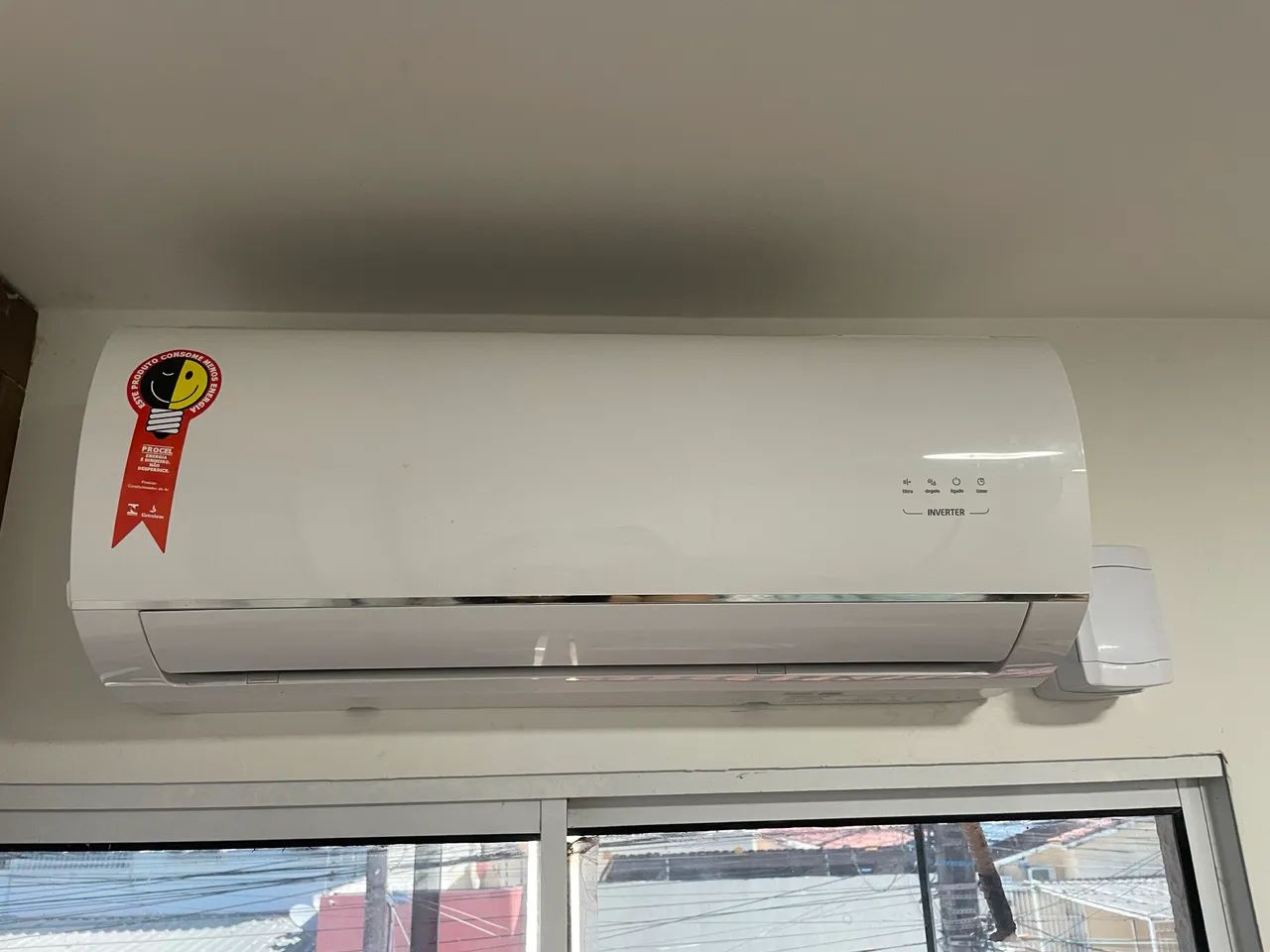 Ar-condicionado sem condensadora. 