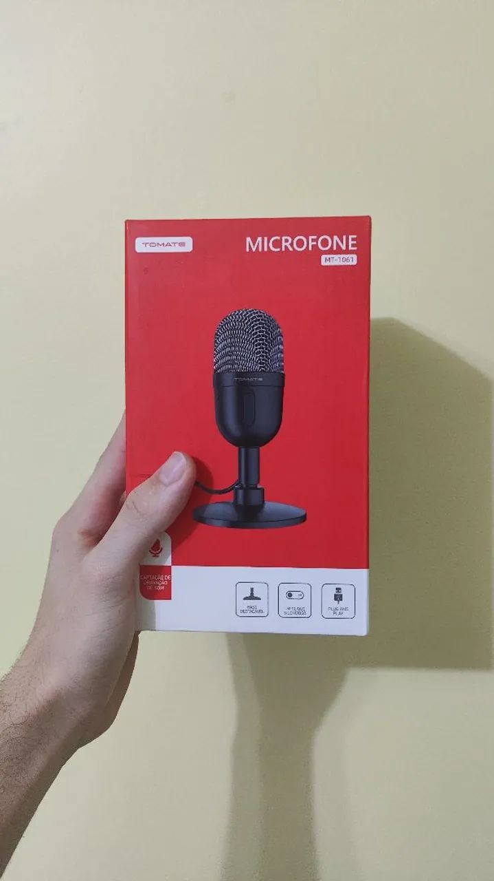 Microfone De Mesa USB - Tomate