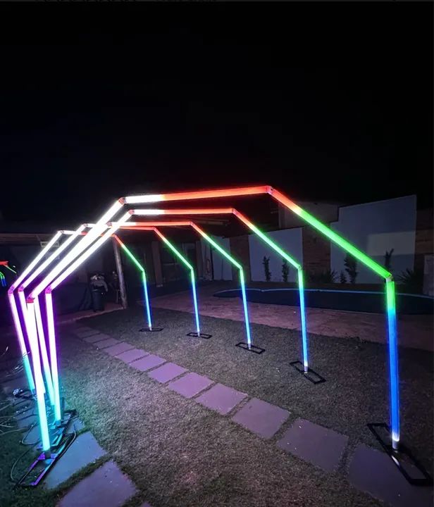 Túnel infinity e arcos de led  - Foto 5