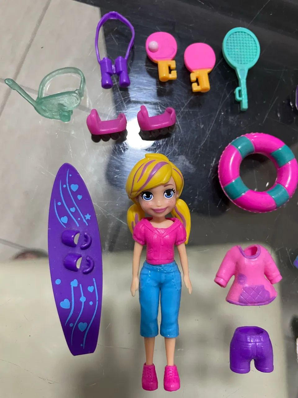 Polly Pocket Praia e Esporte  - Foto 3