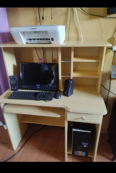 Computador Completo com Monitor e Impressora64231141132161120