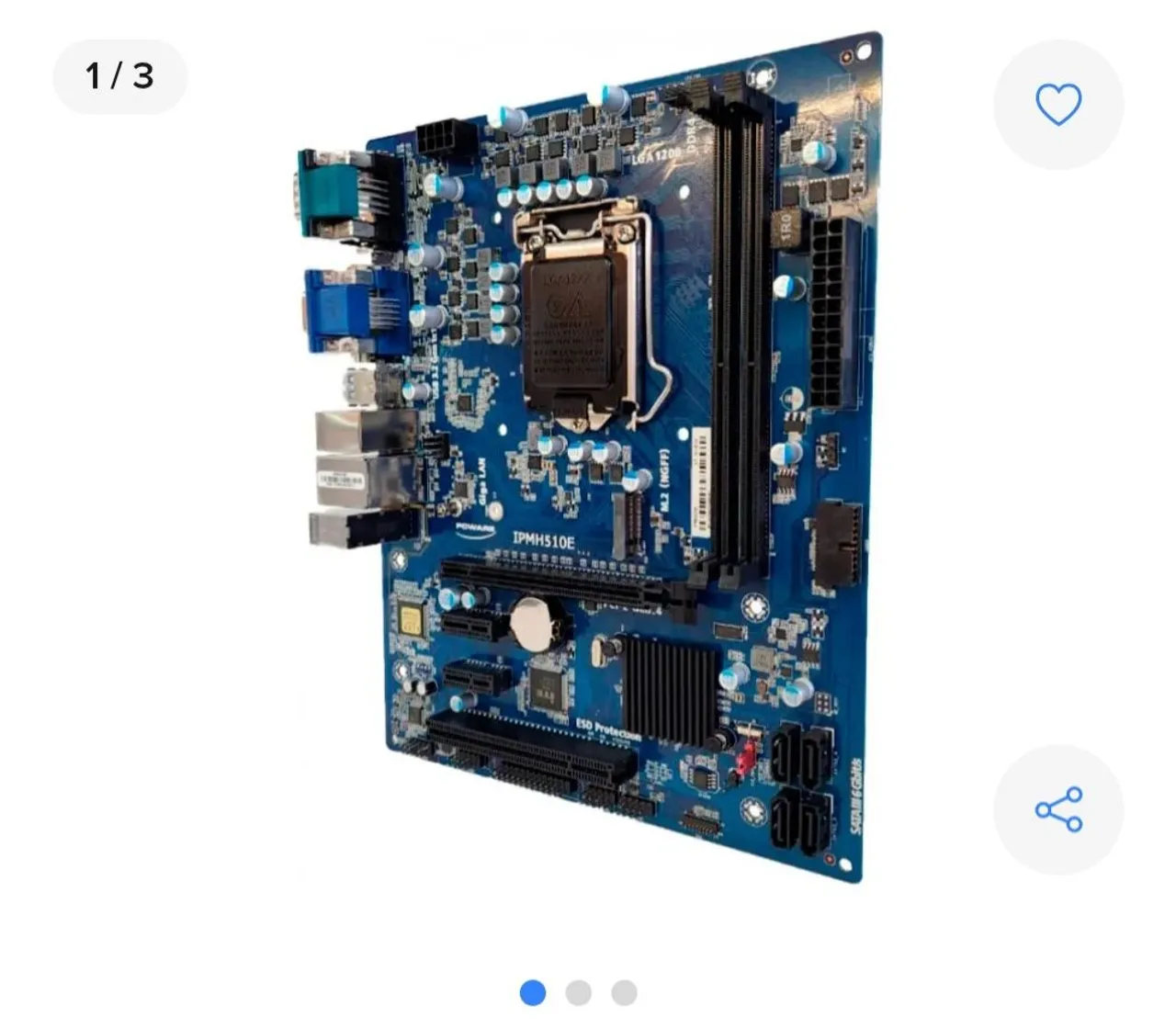 Placa-mãe IPMH410E LGA 1200