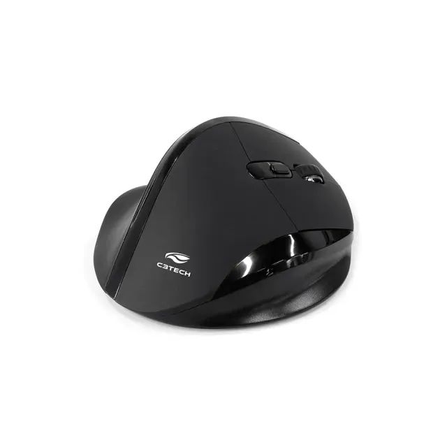 Mouse Sem Fio C3Tech M-W120BK Ergonômico 1.600DPI - WZetta - Foto 3