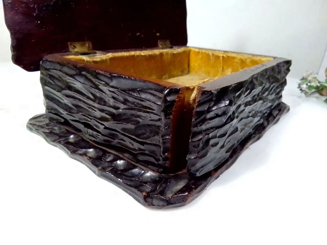 Para Restauração: Porta-joias anos 50 em Jacarandá  - Foto 5