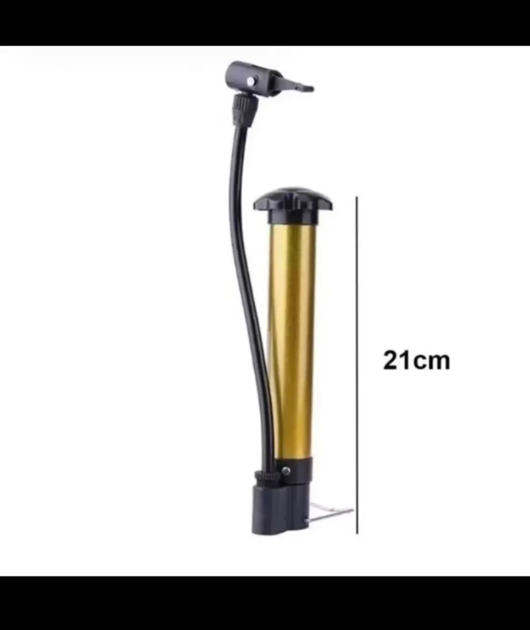 Bomba de Ar para Bicicleta com Acessórios - Foto 4