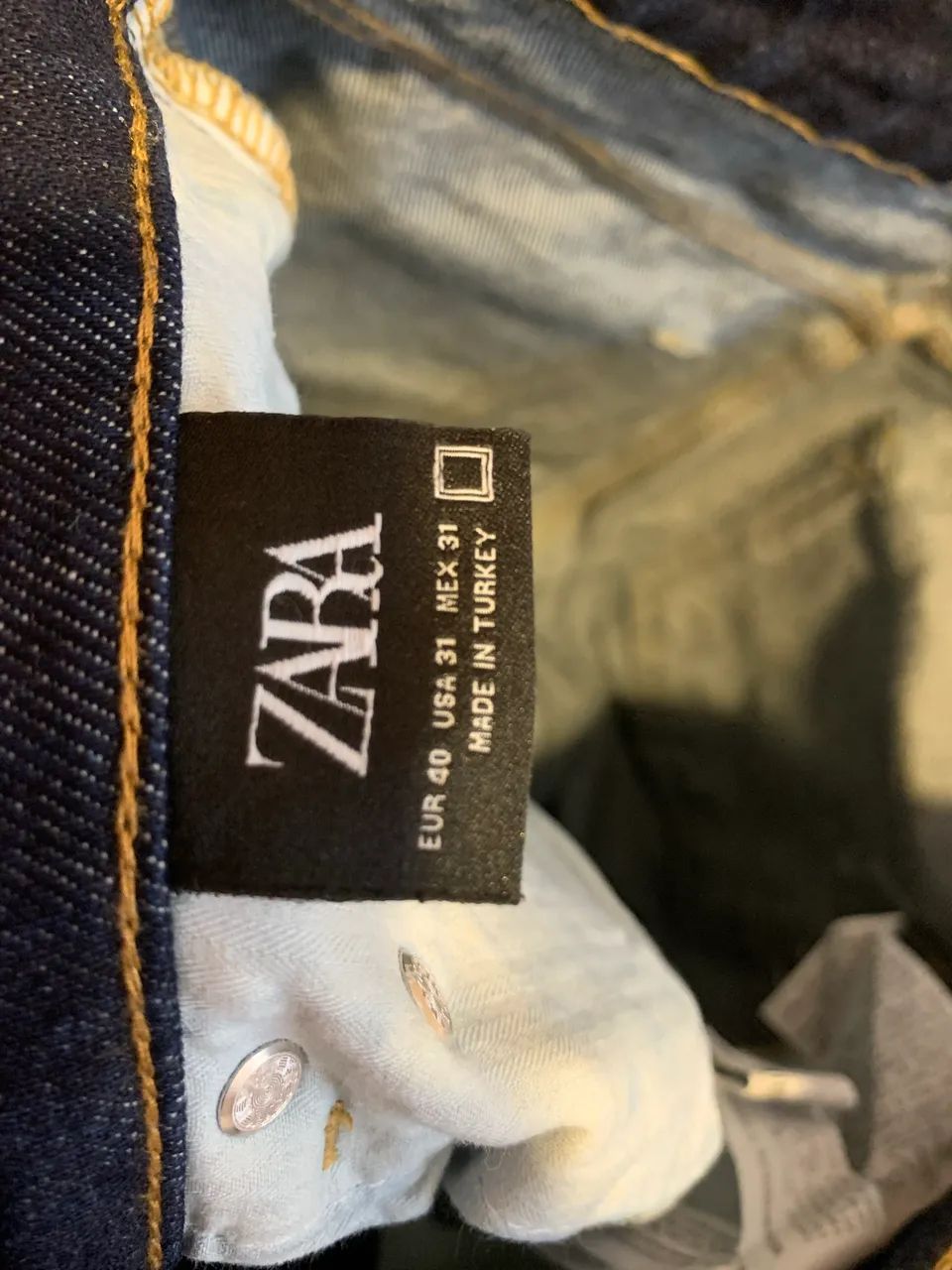 Calça Zara azul escuro  - Foto 2