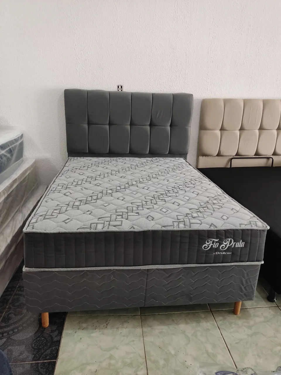 CAMA CASAL FIO PRATA 26cm