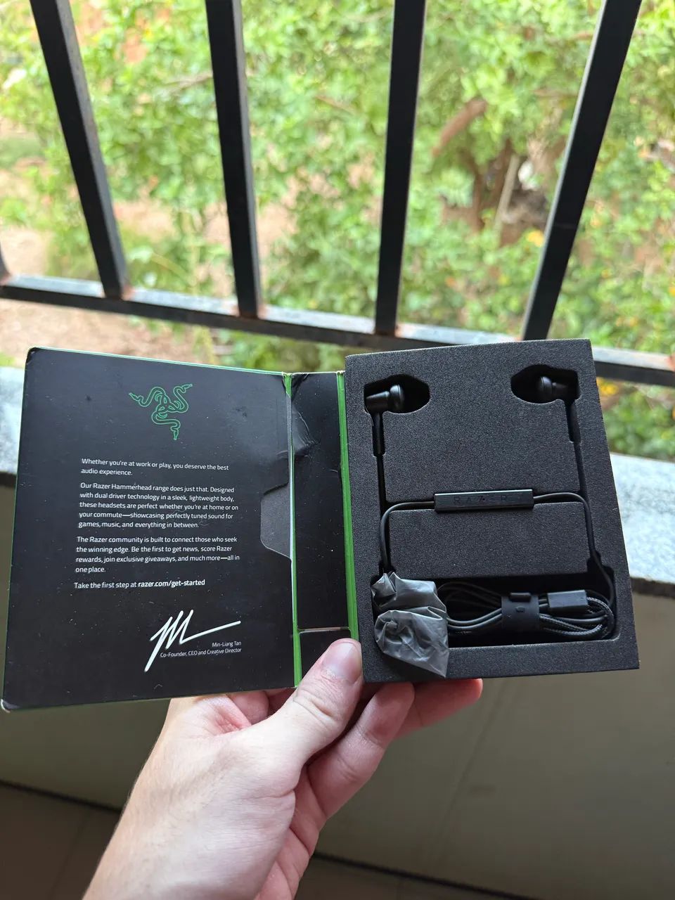 FONE RAZER HAMMERHEAD DUO ORIGINAL  - Foto 2