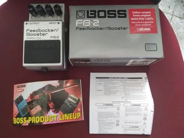 pedal para guitarra boss fb2 feedbacker booster - Instrumentos