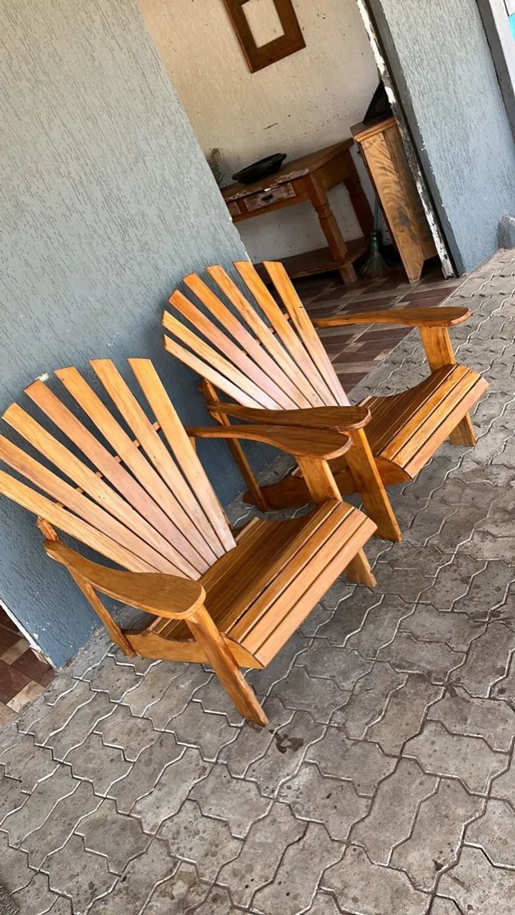 Belo banco de madeira maciça artesanal - Foto 5