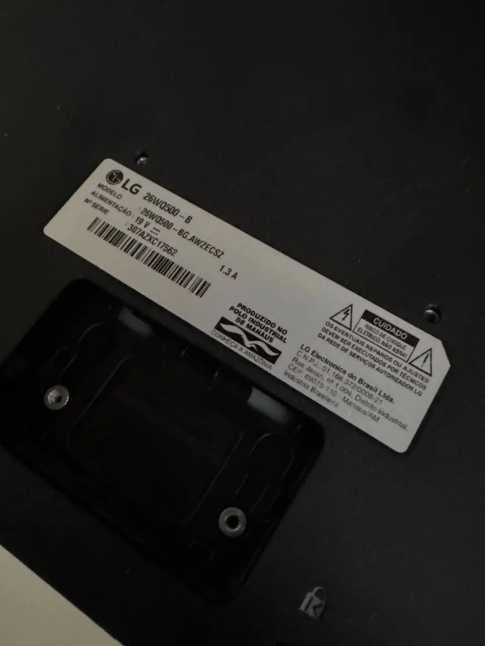 Monitor LG 26W0500-B