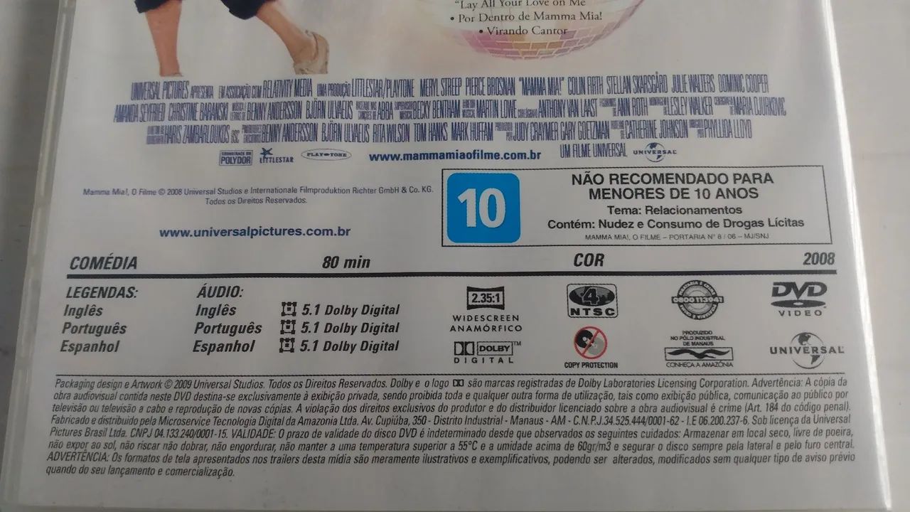 DVD original mamma mia - Foto 2