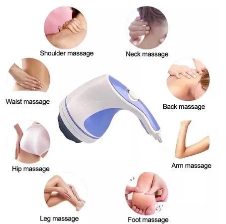 Massageador Corporal Elétrico Orbital Com 4 Cabeças z898 - Foto 6