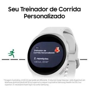 Samsung Galaxy Watch8 Smartwatch 40mm LTE - Prata - Foto 3