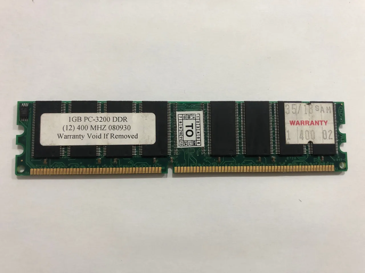 Memorias Ddr400 1gb Seminovo Funcionando 100%
