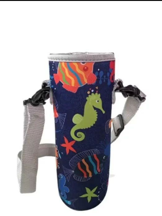 Bolsa para garrafa de água ou mamadeira com isolamento térmico 550ml. - Foto 2