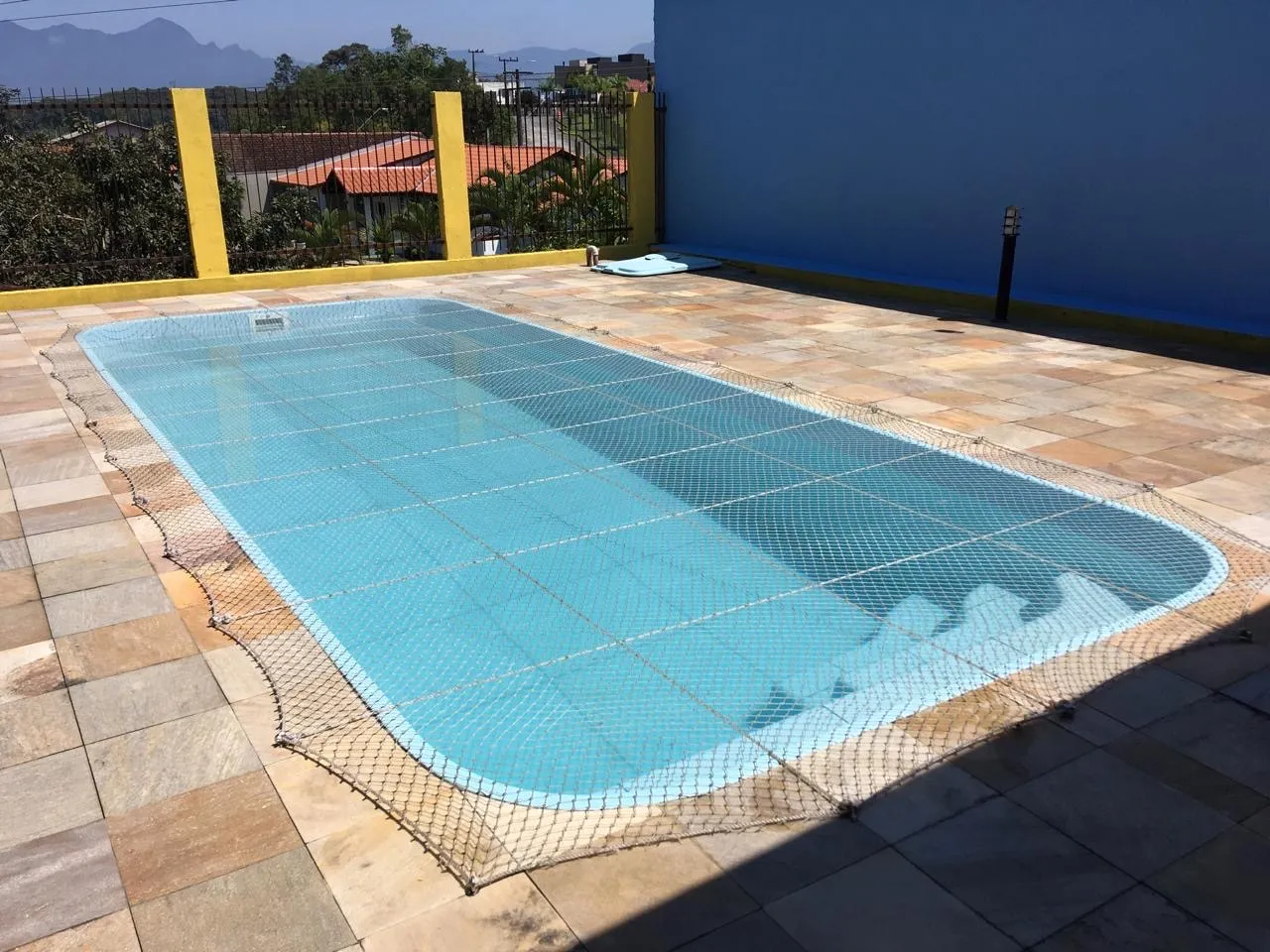 Rede de proteção para piscina 8x4