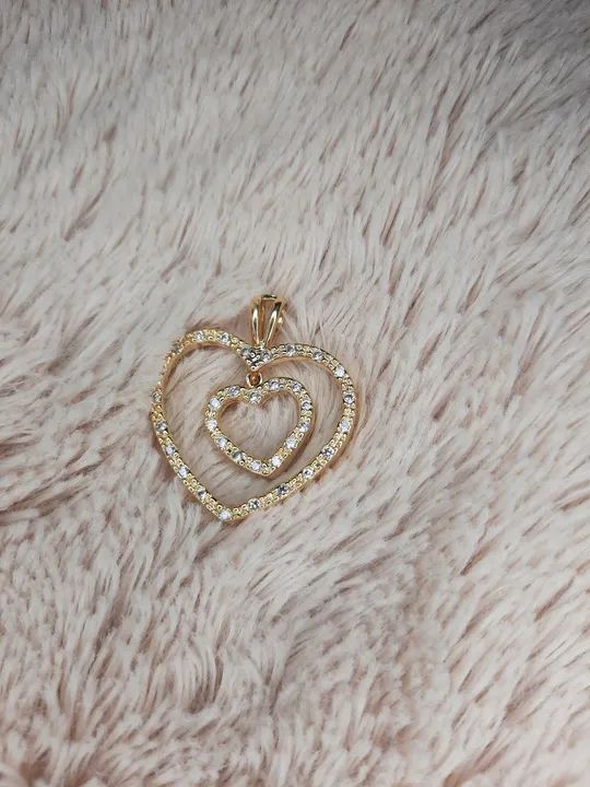 Pingente Coração com Pedras 