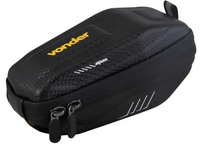 BOLSA DE SELIM PARA BICICLETA VONDER IMPERMEÁVEL COM 3 COMPARTIMENTOS - Foto 2