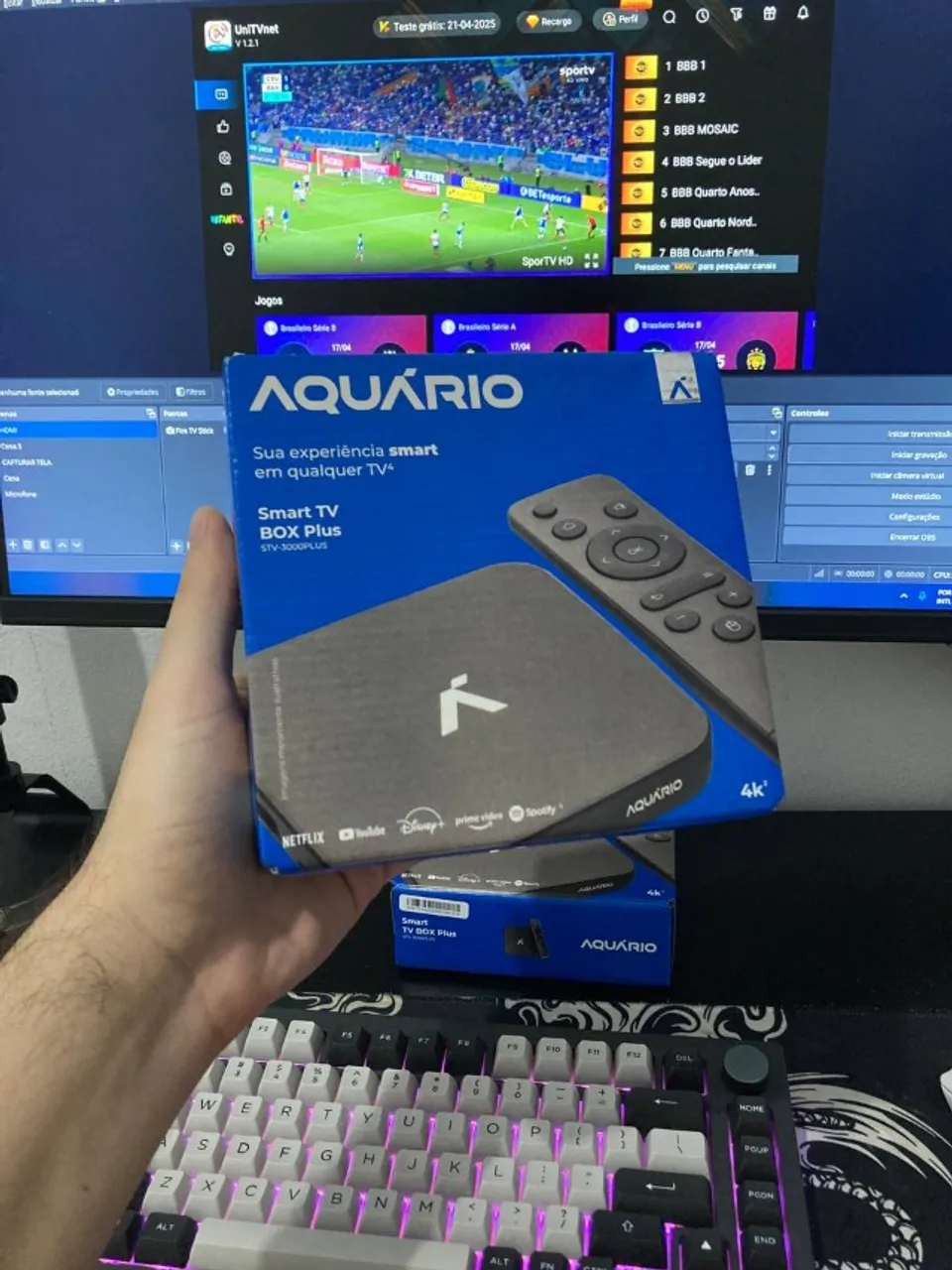 TV Box Aquário STV-3000 Plus