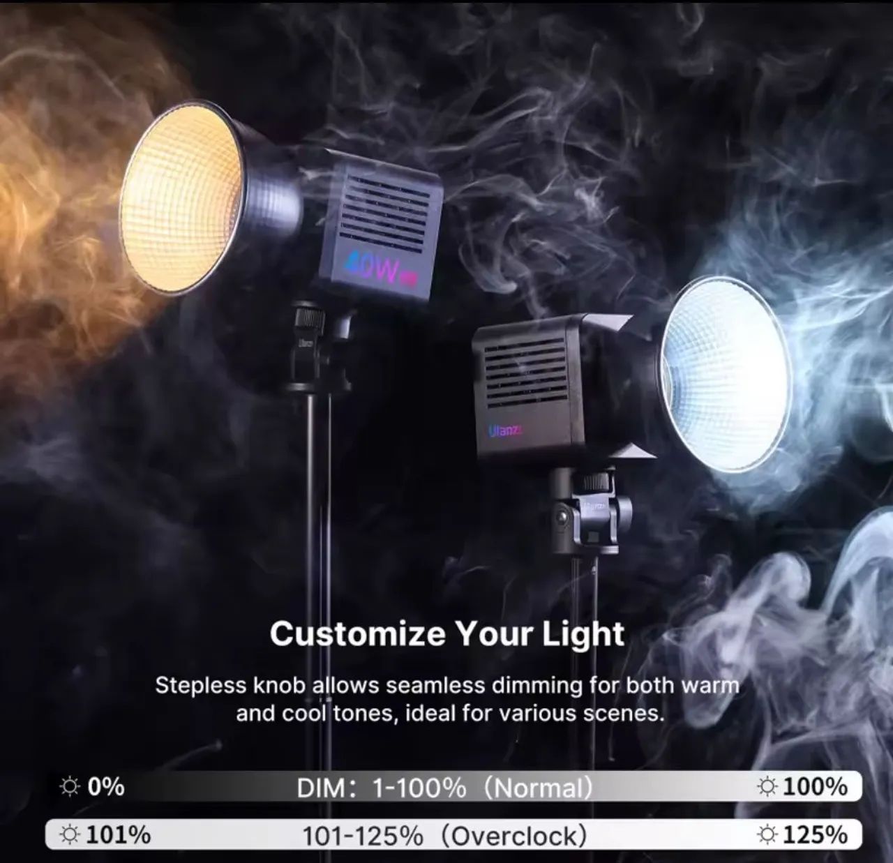 Luz de Vídeo Ulanzi L024 RGB - Foto 4