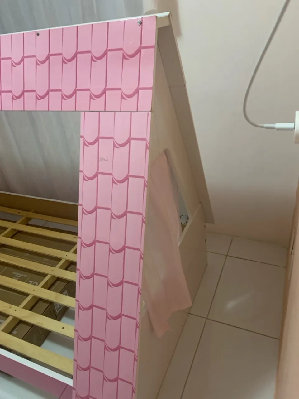 Cama Casinha Infantil Rosa