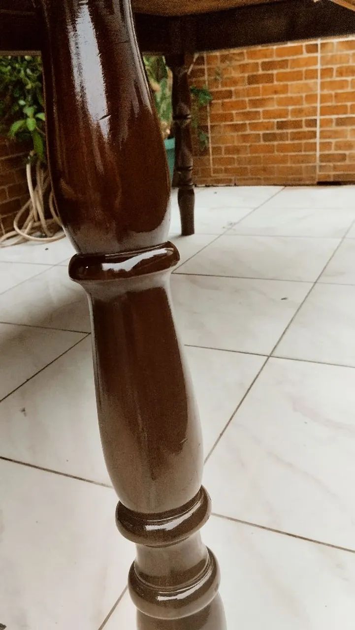 Mesa de Jantar em Madeira Maciça embuia 1.500 - Foto 5