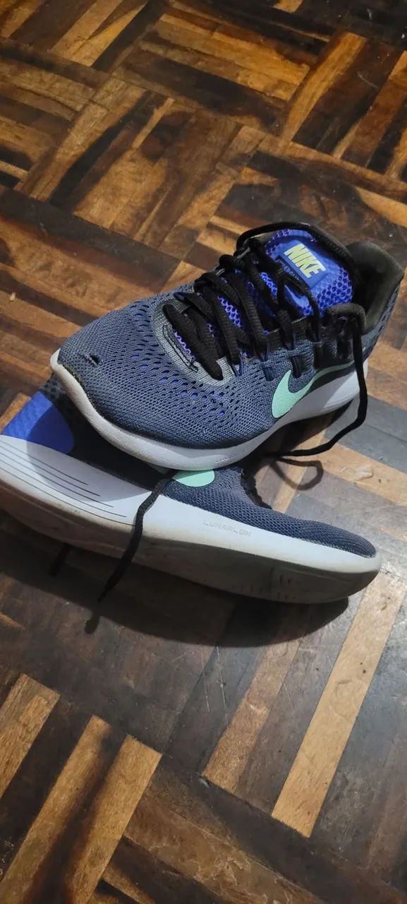 Tênis Nike Azul original 34 - Foto 3