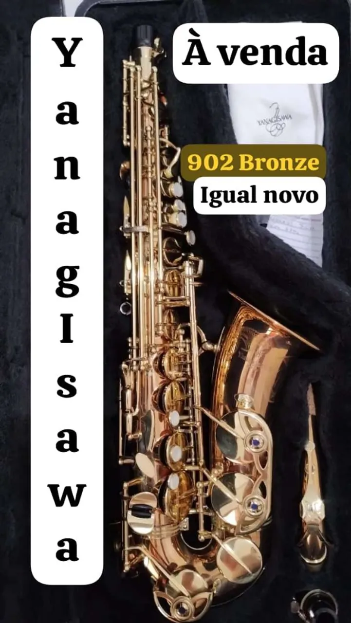 = a novo!! Saxofone Yanagisawa 902 Bronze