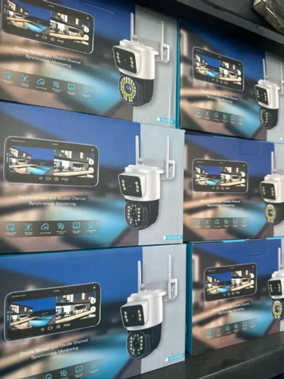 Câmera de Segurança WiFi iCSee lentes Duplas - 360° com Visão Noturna - Foto 3