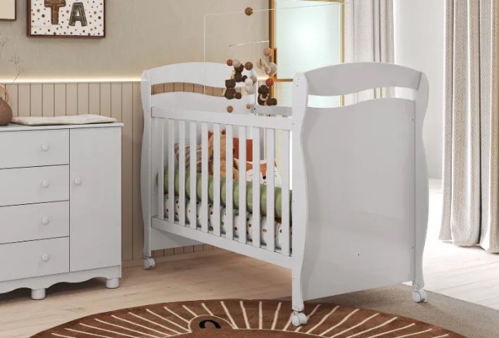 Berço Cama Americano Junior Peroba, 100% MDF