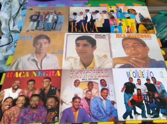 Lote 9 Lp's disco vinil Pagode variados 1