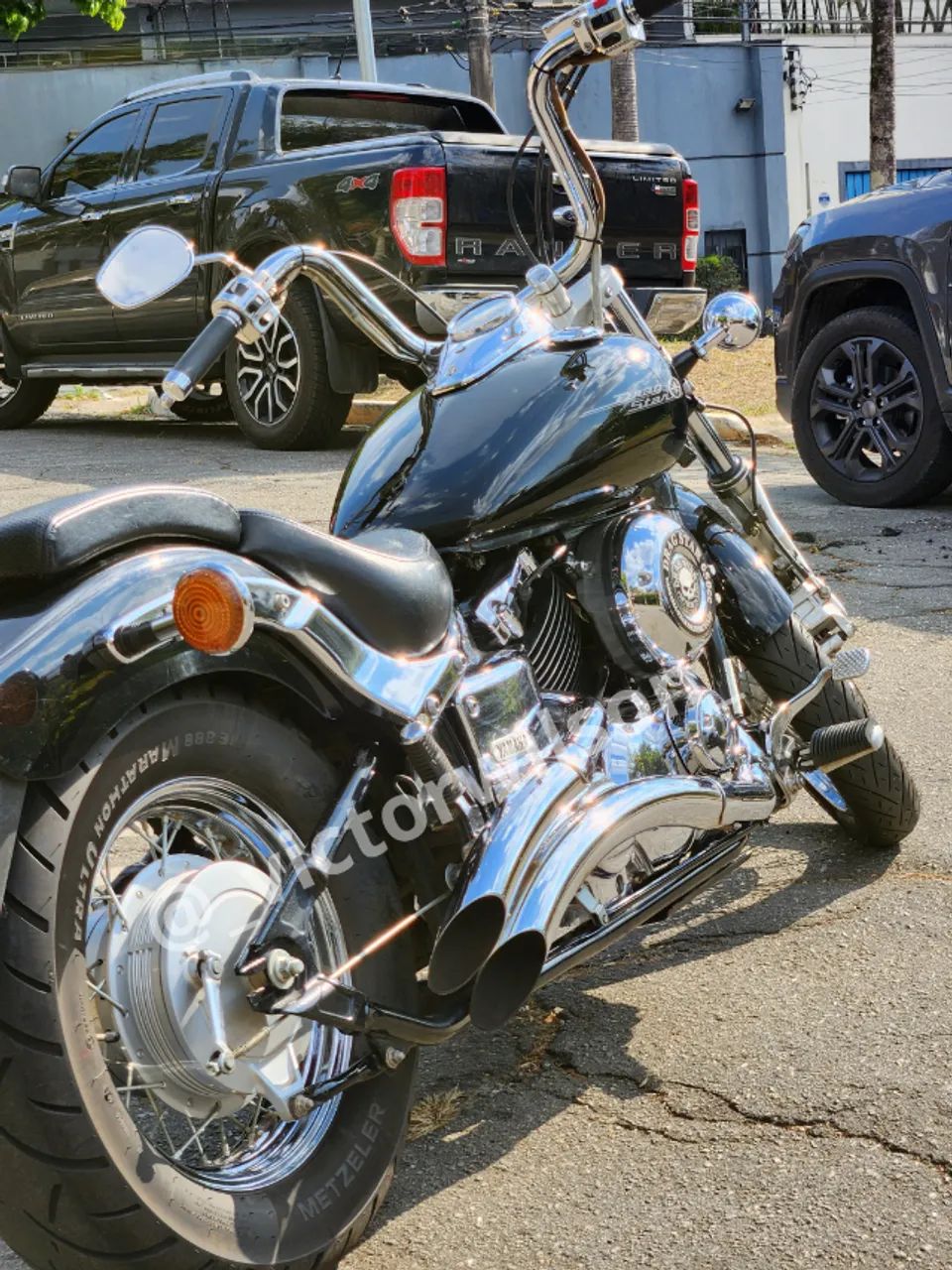 Dragstar 650 Preta 2005 Impecável - Baixa KM - Foto 12