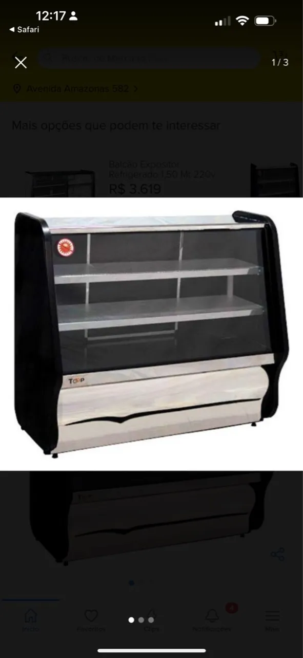 Balcão Expositor Refrigerado Top