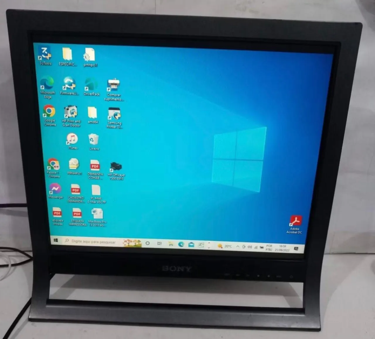 Monitor Sony 17 Polegadas