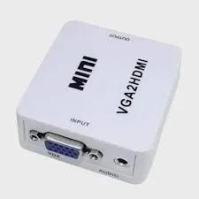 Adaptador Conversor De Vga Para Hdmi Com Saída P2 Som Áudio - Foto 4