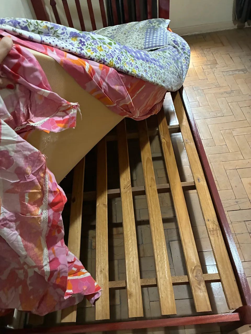 Cama De Solteiro de Madeira - Foto 4