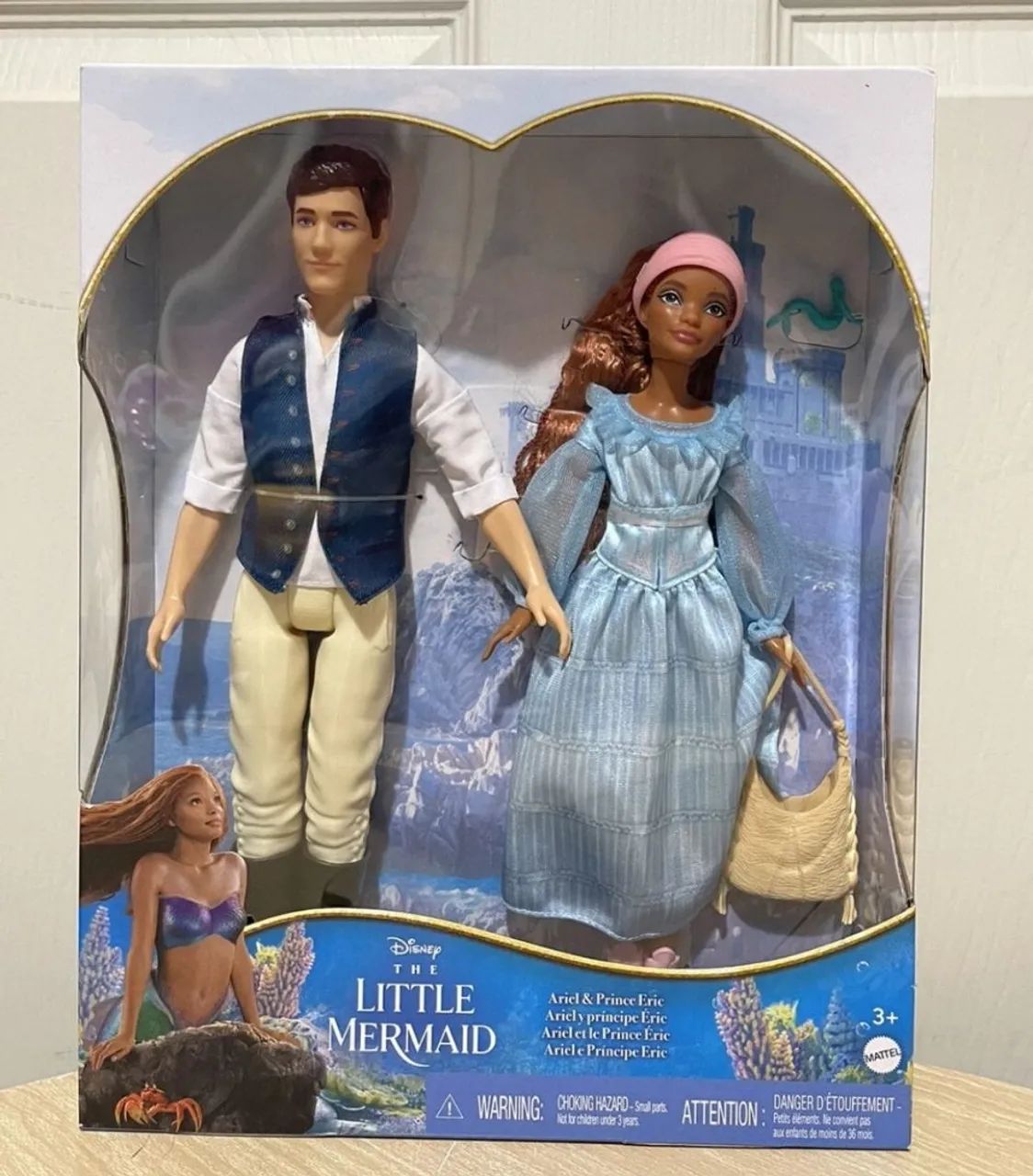 BONECA BARBIE PRINCESA ARIEL E PRÍNCIPE ERIC LIVE ACTION NOVOS LACRADOS