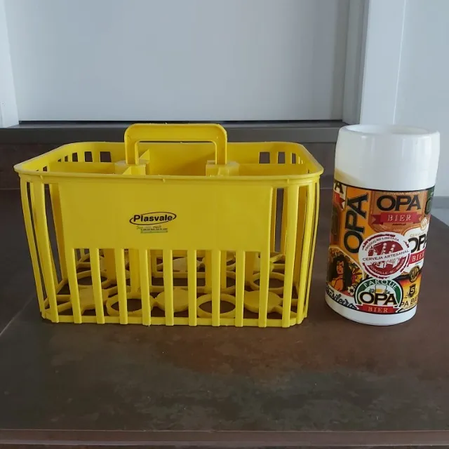 Cesto para 6 Garrafas e Porta Garrafa Térmico