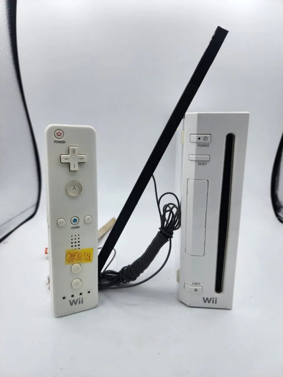 Console Nintendo Wii Branco + Comando + Barra Sensor + Cabos