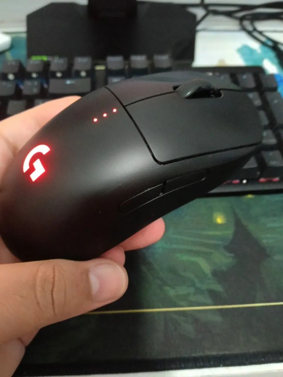 Mouse Gamer Sem Fio Logitech G PRO - Foto 4